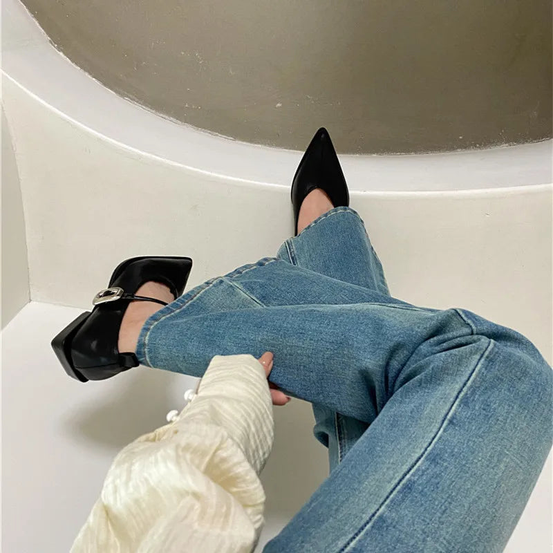 Viola Buckle Flats